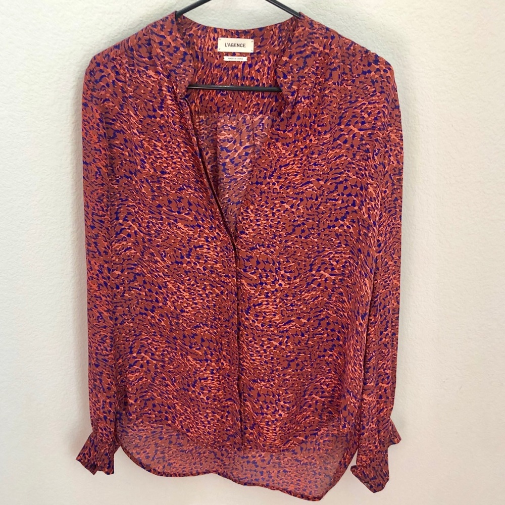 L’agence 100% Silk Blouse